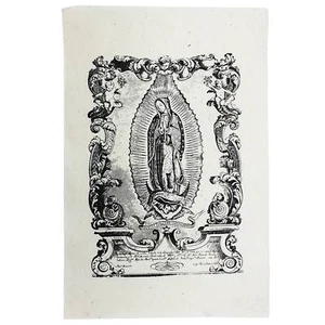 Poster Religiöse Motivposter handprinted Lokta-Papier Madonna Maria 01 - Bild 1 von 2