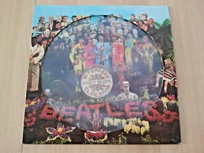 The Beatles Sgt. Peppers Lonely Hearts Club Band LP Album Picture Disc RAR Vinyl - Bild 1 von 4