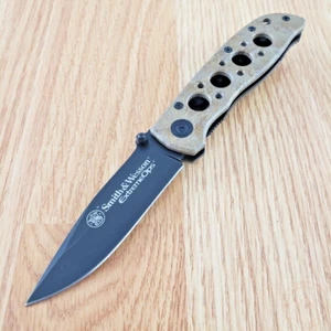 Smith & Wesson Extreme Ops Folding Knife 3" 7Cr17MoV Steel Blade Aluminum Handle - Picture 1 of 12