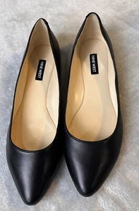 Nine West Women’s Speakup, Black Ballet Flats, Size 8W Workwear Business Casual - Picture 1 of 5