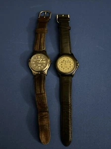 (2) Timex Expedition Indiglo Watches -NEED NEW BATTERIES- - Picture 1 of 12