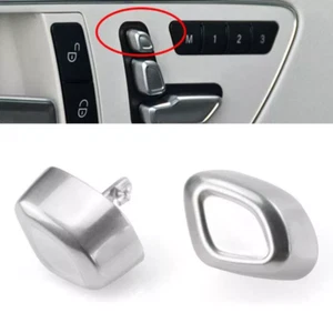 1Pair Chrome Door Seat Adjust Button Switch Cover For Mercedes-Benz E Class W212 - Picture 1 of 15