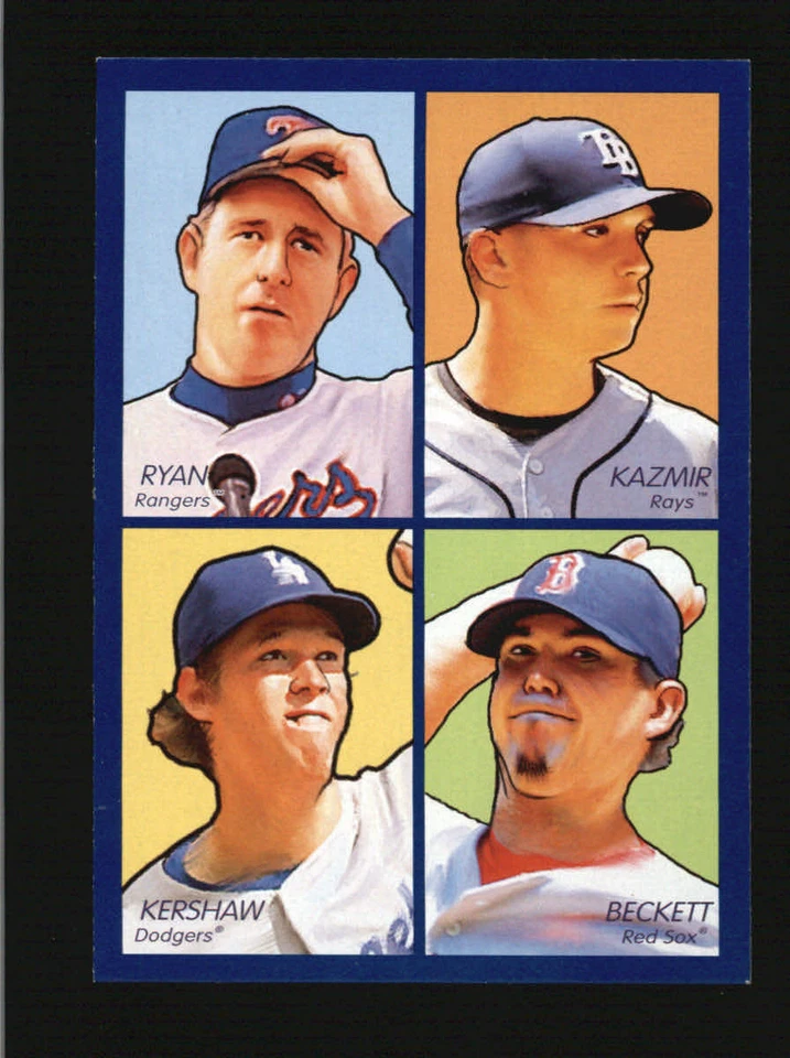 RYAN/ KAZMIR/ BECKETT/ KERSHAW 2009 UD GOUDEY 4 EN 1 (BV=$14,99) AG4499 Foto 1 de 1