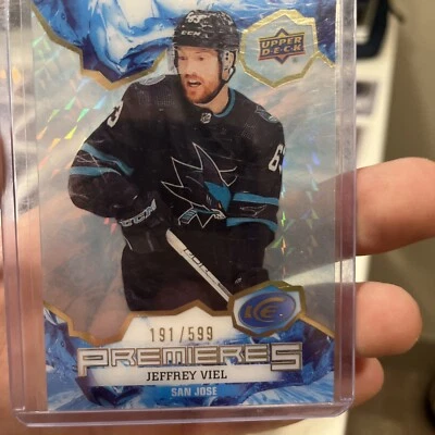 Jeffrey Viel 2021 UD Ice Premieres /599 #172 San Jose Sharks - Image 1 of 2