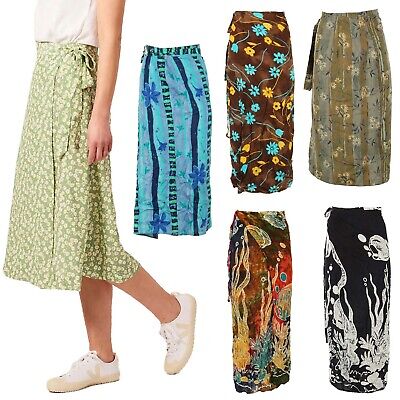 Wholesale Wrap Skirt Boho Wrap Over Vintage Long Skirt Job Lot X20 Pieces • 109.47€