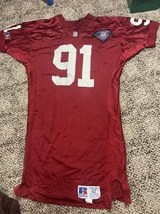 RARE Arizona Cardinals 1994 team issued Russell Jersey #91 Gaines game cut 75th - Picture 1 of 7
