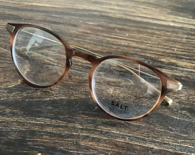 Marco de gafas Salt Optics Rick 48-21-145 marrón acetato de tortuga/dorado titanio Foto 1 de 4