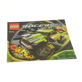 1x Lego Building Instructions Booklet Power Racers Off Road Power Crash 8141