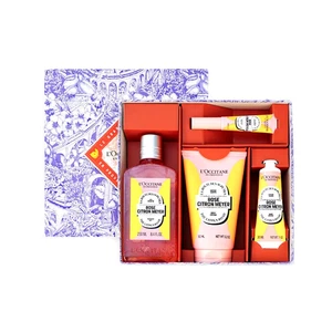 L'OCCITANE Rose Citron Meyer set Shower gel Body cream Hand cream Nail oil set - Picture 1 of 12