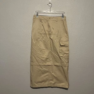 Princess Polly Taytum Beige Cargo Midi Skirt 4 - Picture 1 of 6
