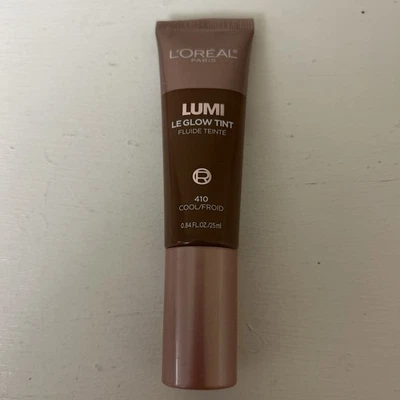 L'Oreal Paris Lumi Le Glow Tinte para Piel, Iluminador Brillo, Cool 410, 0.85 Fl Oz Foto 1 de 2