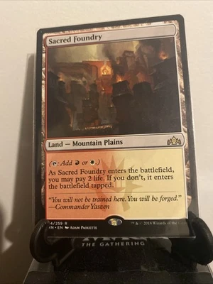 MTG Guilds of Ravnica Sacred Foundry MINT - Image 1 of 2
