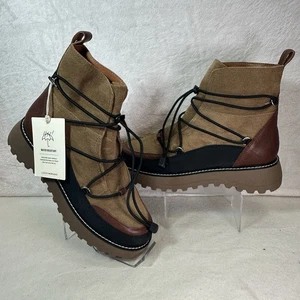 Lucky Brand Caelia braune Damenschuhe Größe 9 M Stiefel neu mit Etikett - Bild 1 von 17