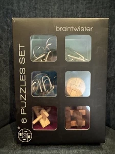 Braintwister 6 Puzzle Set. Test your IQ. - Picture 1 of 6
