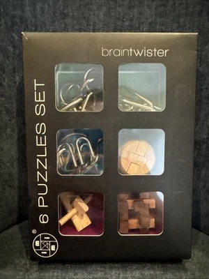 Braintwister 6 Puzzle Set. Test your IQ. - Image 1 of 4
