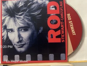 Rare No Longer Made CD & card sleeve ROD STEWART Camouflage NEW - Imagen 1 de 2