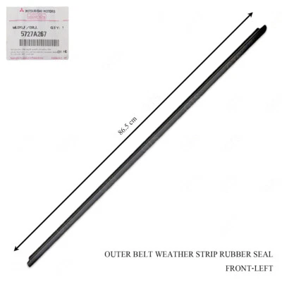 Front Lh Outer Weatherstrip Door Belt For Mitsubishi Mirage SpaceStar 2012 2018 Foto 1 de 4