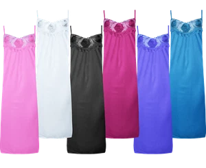 Women Dress Sexy Sleepwear Nightshirt Nightgown Lingerie Pajamas Satin FW1104 - Picture 1 of 9
