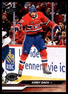 2023-24 Upper Deck Series 1 Base #98 Kirby Dach Montreal Canadiens