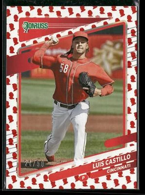 2021 Donruss #124 Luis Castillo Presidential Collection #/50 - Image 1 of 2