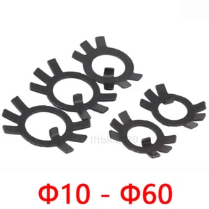 Lock washer Carbon Steel Tab Washers fit to Round Nut Φ10/12/20/27/30/36/40 - 60 - Picture 1 of 5