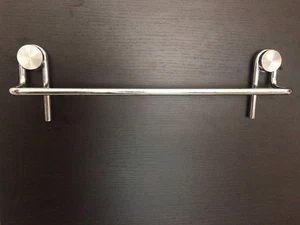 BERTOCCI 7012 PORTA SALVIETTE LINEA SEGNO  Cm 60  P.Cm.8 IN OTTONE CROMATO - Picture 1 of 2