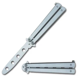 Entrenador de mariposas de 8,5′′ de acero inoxidable plateado mate - Imagen 1 de 1