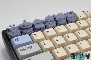 Poro Keycaps - League of Legends - UNPAINTED – Cherry MX | Resin Artisan Keys - Picture 1 of 10
