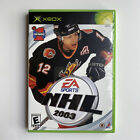NHL 2003 Hockey (Microsoft Xbox, 2002) CIB complete Xbox video game