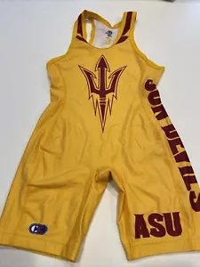 Game Worn Used Arizona State Sun Devils Wrestling Singlet Cliff Keen Size M - Bild 1 von 5
