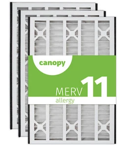 Aerostar 16x25x3 MERV 11 Furnace Air Filter, 3 Pack - Picture 1 of 6