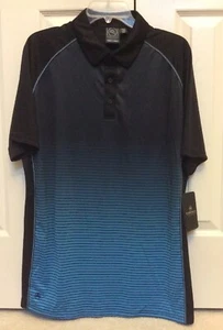Stormtech Performance Polo Shirt H2X Dry Black And Blue Men’s Large New GTP-1 - Picture 1 of 6