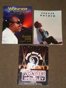Stevie Wonder - Lot of 3 UK Tour Programme - 1980, 1983, 2008 - Bild 1 von 1