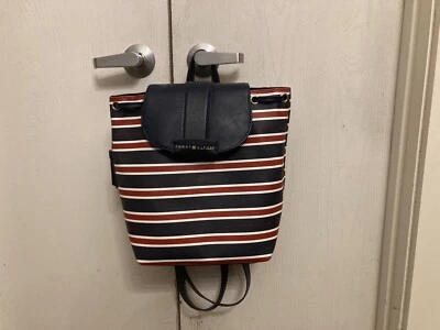 Designer Womens Tommy Hilfiger Drawstring Purse Bag - Image 1 of 4