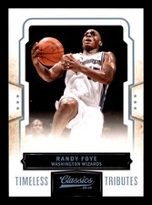 2009-10 Panini Classics Randy Foye Timeless Tributes Platinum /25 Wizards