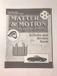 Abeka Grade 8 Matter & Motion Activity And Review Book - Picture 1 of 1