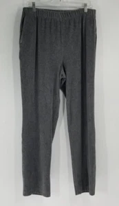 Lands End Größe L Große 14 - 16 Sport Strick High Waist Cordhose hellgrau - Bild 1 von 4