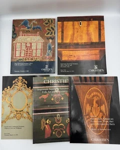 Lot x 5 CHRISTIE'S New York Auction Catalogs - Fine American Furniture 1988-2012 - Picture 1 of 7