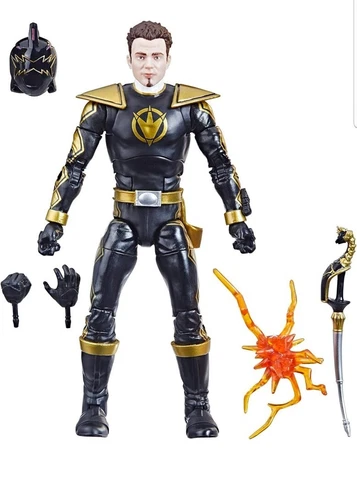 Power Rangers Lightning Collection Dino Thunder Black Ranger In Hand TOMMY Figur Cover