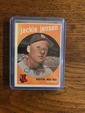 Jackie Jensen 1959 Topp Baseball Card (Sale Is For Card In Title)