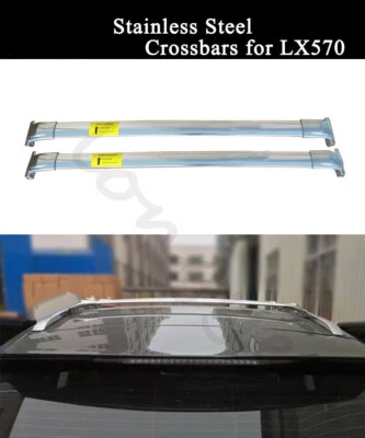 Fits for Lexus LX570 2016-2022 Crossbar Cross bar Roof Rack Rail Baggage Carrier - Image 1 of 4