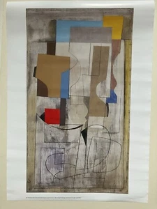 BEN NICHOLSON, official gallery poster, Tate gallery, London, 2017. - Picture 1 of 5