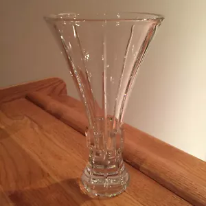 Jarrón de trompeta de colección Royal Limited pesado 24% cristal de plomo 8 1/2" República Checa como nuevo - Imagen 1 de 6