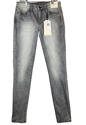 Pantalones de mezclilla elásticos lavados grises para mujer Calvin Klein 28 Foto 1 de 4