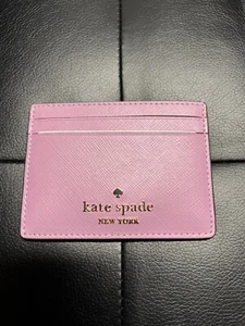 BRAND NEW! Kate Spade Pink Madison Small Slim Card Holder KI368 Retail $89 - Picture 1 of 6