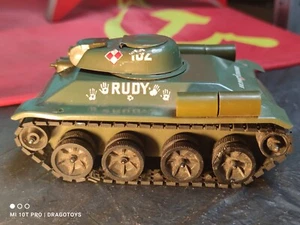 VINTAGE TOY TANK RUDY T-34 85 MILITARY WORLD WAR 2 SOVIET ERA POLAND BERLIN - Picture 1 of 24