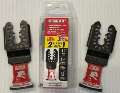 DIABLO DOU125CGPP2 1-1/4 in. Oscillating Tool Blade Universal, Fit Carbide Teeth