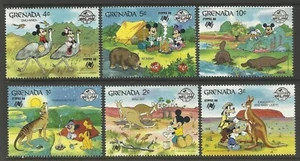 Grenada Disney 1988 Sydpex MUH with Australian features stamps - Picture 1 of 1