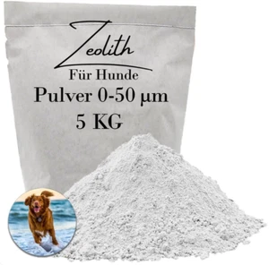 5000g Zeolith für Hunde Pulver 50µm Vulkanmineral Klinoptilolith entgiften 100% - Bild 1 von 3