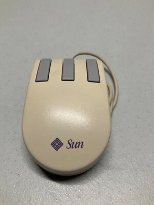 Mouse óptico compacto modelo Sun de colección 1 P/N NE SUN1 - 3 pines Foto 1 de 3